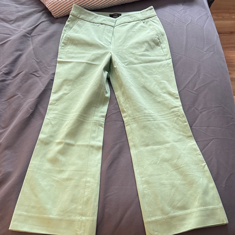 J. Crew Mint Flare Pants